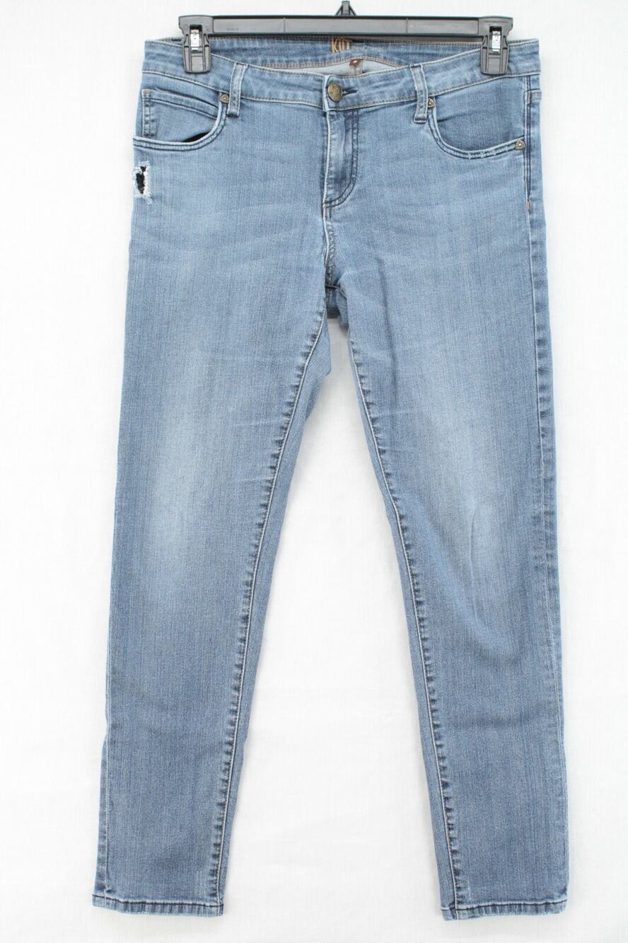 Kut From The Kloth Jeans Womens 8 Blue Denim Kate Boyfriend Mid Rise Casual